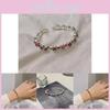 Zircon Crystal Elegant Bracelet For Women Geometric Design Fashionable Summer Jewelry
