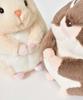 Bleu Bleuet Chubby, Soothing Plush Mascot Rodents: Syrian Hamster, Marmot, Chipmunk, and Sugar Glider (Syrian Hamster)
