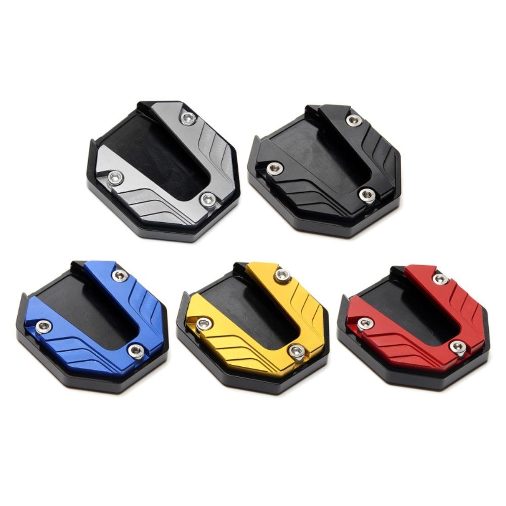 Useful Side Stand Foot Support Parking Plate Base Motorcycle Kickstand Foot Extension Pad Motorbike Side Kick Stand Pad