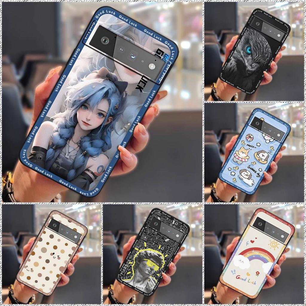 Etui TPU na telefon Google Pixel 6 Pro Miękkie etui Pyłoszczelne Wodoodporne Modny design Trwałe Kreskówkowe Pełne pokrycie Słodkie
