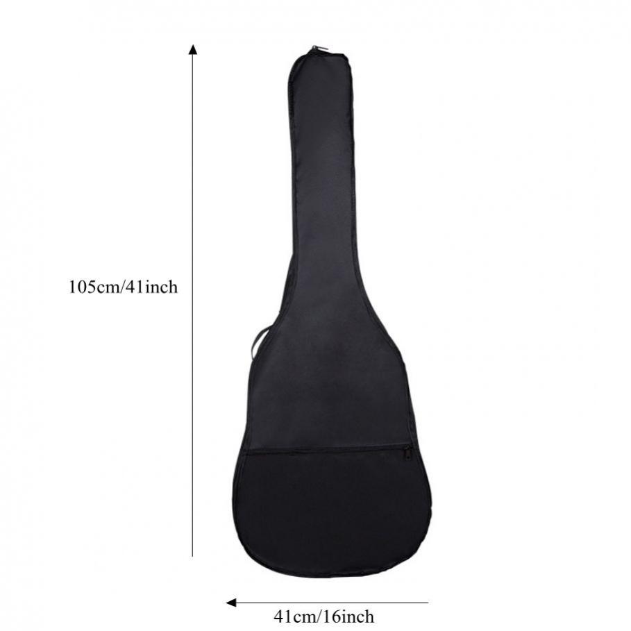 41 Inch Guitar Bass Bag Oxford Fabric Portable Acoustic Soft Electric Guitar Backpack Carrying Case Bag Accessories