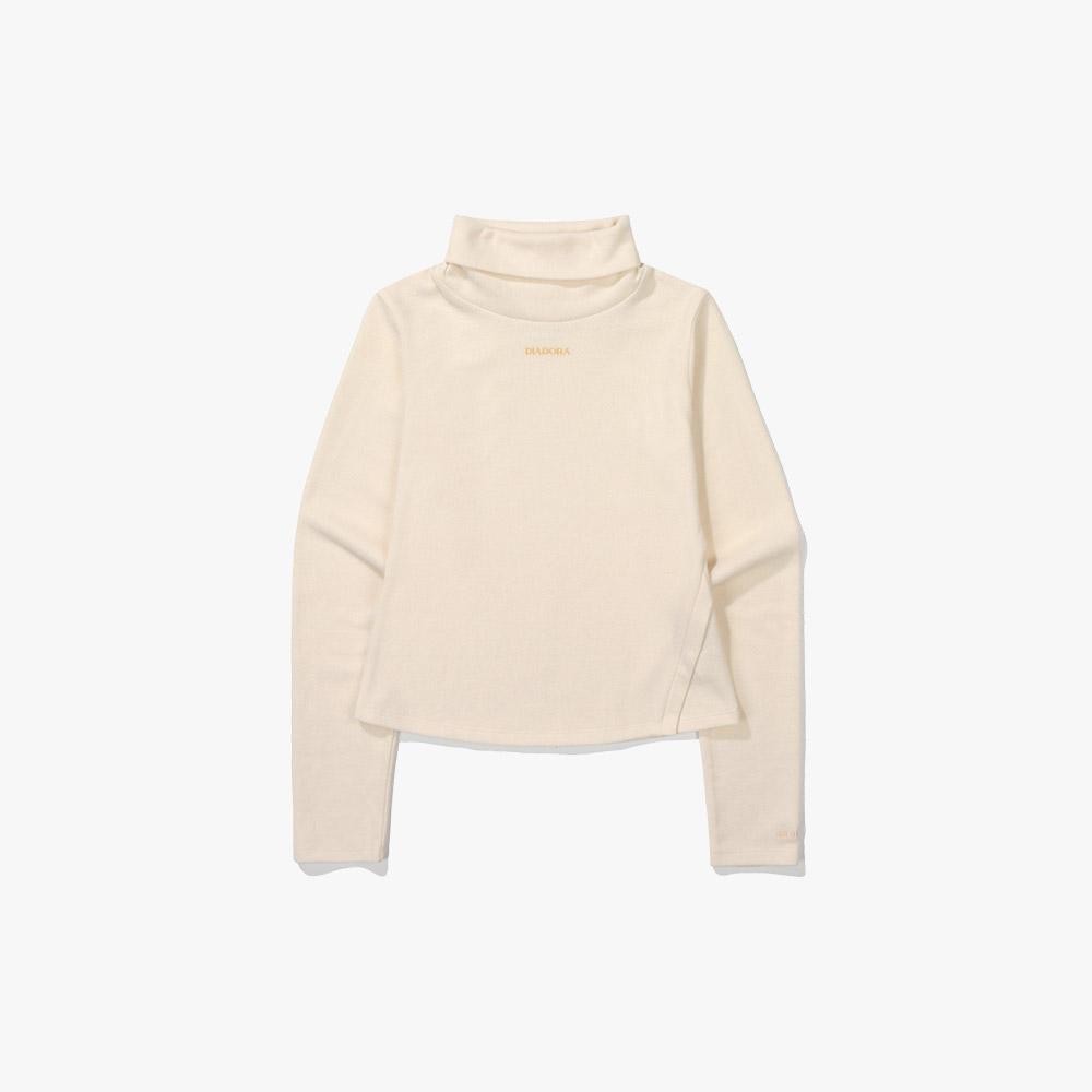 Diadora Turtleneck Long Sleeve Women Off White