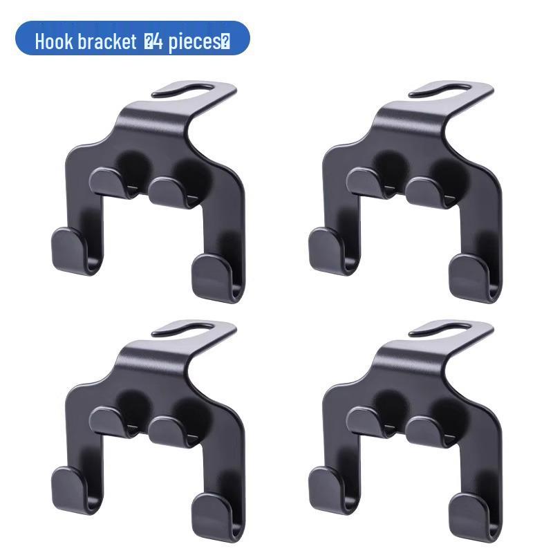 Multifunctional Car Seat Back Phone Holder and Hidden Hook