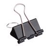 10 pcs Black Metal Binder Clips Notes Letter Paper Clip Binding Securing clip