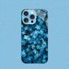 Elegant Blue Forget-Me-Not for iphone 17 case for coque iphone Fashion Case fundas Glass for iPhone 17 16 15 14 13 12pm Pro Plus