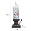 Christmas LED Candles, Flameless Flickering Electronic Tea Lights,Santa Claus Projection Night Light for Holiday Home Decor