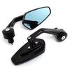 Motorcycle Modification Blue Mirror Reverse Mirror Handle Mirror 22mm Handle Mirror Oval Suitable for Chunfeng NK250 and NK650