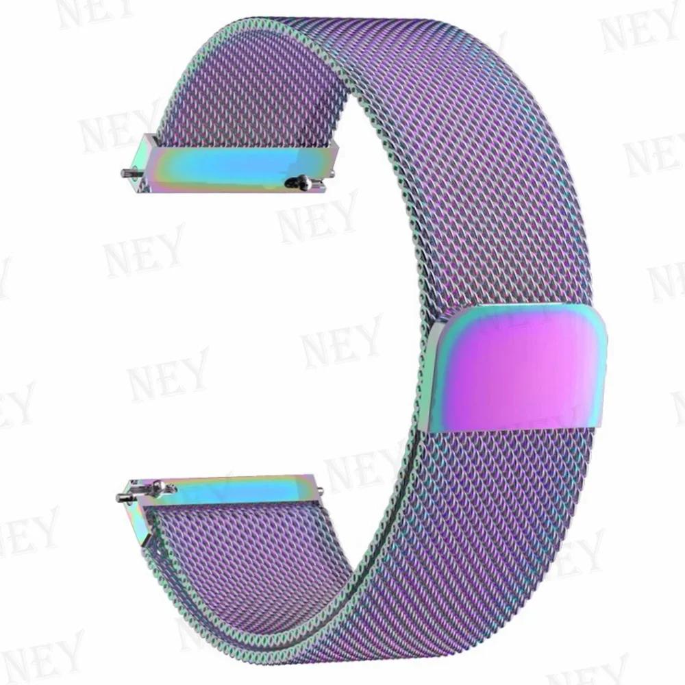 20mm/22mm Milanese Loop For Amazfit GTS/4/2e/3/2/GTS2 Mini/GTR 47mm/GTR2/3/4/Pro stratos Metal Bracelet Amazfit bip 3 pro strap