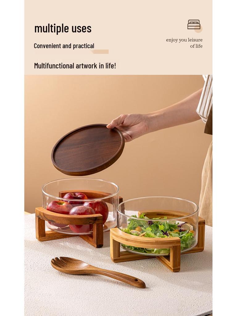 Japanese Glass Fruit & Salad Plate for Home