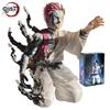 Akaza Kneeling Gk Figure Douma Sitting Noodle Stopper Anime Figurine Statue Collectible Model Desktop Decoration Gift For Fans
