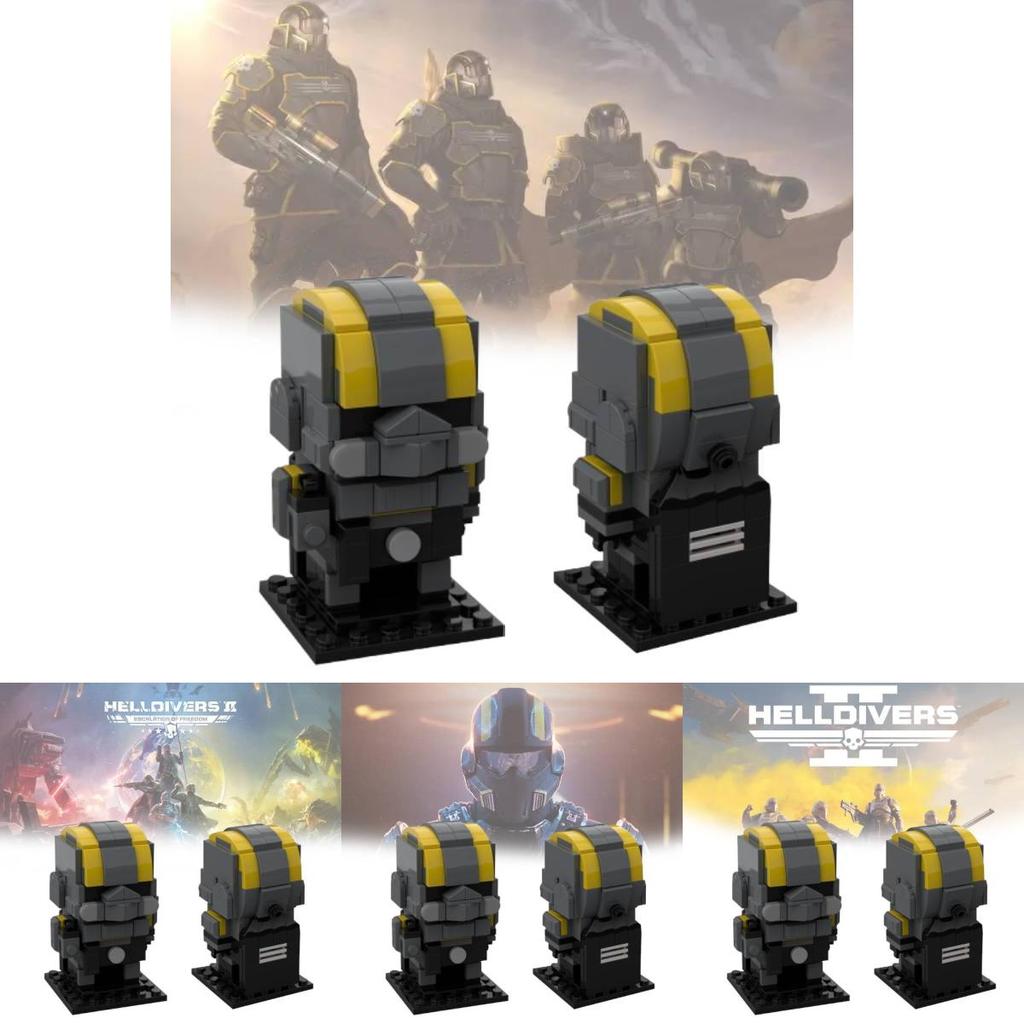 Helldivers 2 Miniatur-Bausteine Set für Kinder mit DIY-Montagespaß