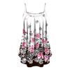 Women's Summer Casual Floral Print Short Sleeve Swing Dress