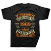 55 Year Old Mens Clothing Vintage 1969 Limited Edition Oversized T-shirt Round Neck Fashion Fitness T Shirt Casual Cotton Tshirt