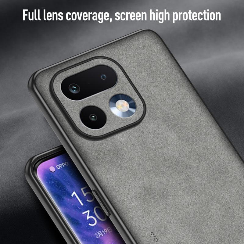 Retro Leder Hautgefühl Hülle Für Realme 16 Pro Plus Realme16Pro+ Stoßfest Matt Silikon Weiche Hülle Abdeckung