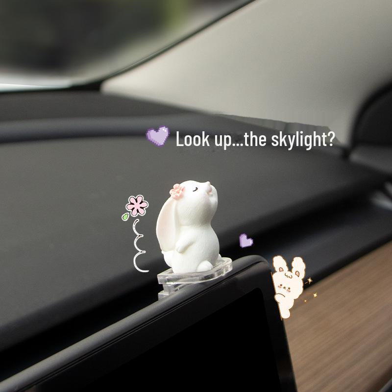 Universal Car Interior L-Shaped Ornament Display Rack for Central Control Screen