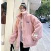 Autumn and winter new imitation rabbit fur jacket light casual fashion thickened warm plush coat