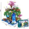 Compatible with Sakura Tree House & Peach Blossom House Micro-Particle Building Block Educational Toy