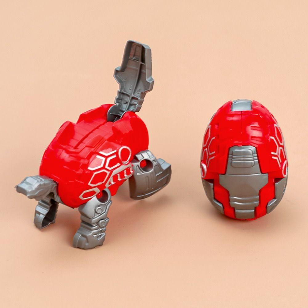 Dinosaur Model Dinosaur Eggs Transforming Toy Plastic Movable Joint Dino Toy  Kids