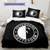 Feyenoord logo  Pattern Bedding Quilt Set Quilt Cover Pillowcase Home Decoration Birthday Gift (1 * duvet cover + 2 * pillowcase, without core)