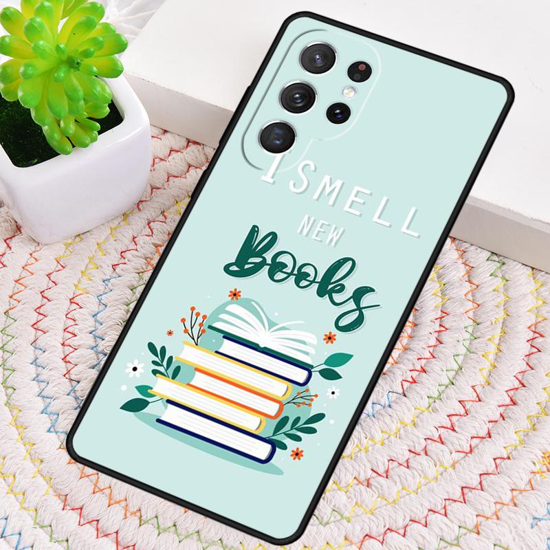 Read More Books TPU Phone Case For Samsung Galaxy Note 10 Pro S26 S25 S24 S23 S22 Ultra Plus S21 FE S20 Shockproof Cover