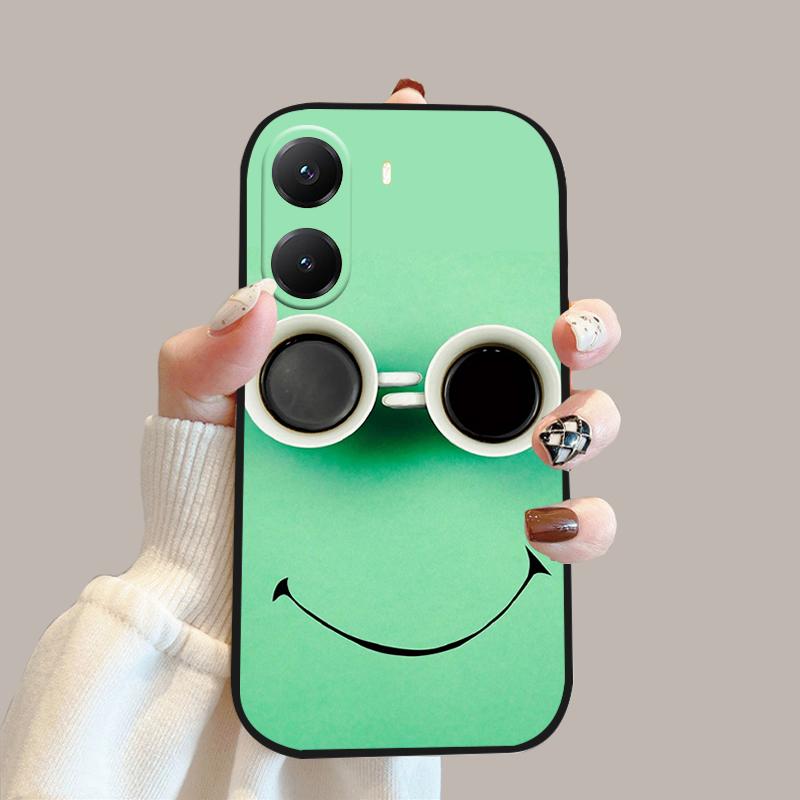 Cartoon Fashion Case For Xiaomi Poco X7 Pro Coque 2412DPC0AG Soft Silicone TPU Phone Cover For Redmi Turbo 4 5G Phone Fundas