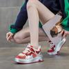 9981 leather high-top shoes children's new versatile spring and autumn platform sports and leisure shoes