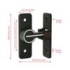 Luminous Barn Door Latch Heavy Duty Barn Door Lock 90 Degree Sliding Safety Door Bolt Latch Lock Zinc Alloy Bathroom Door Lock