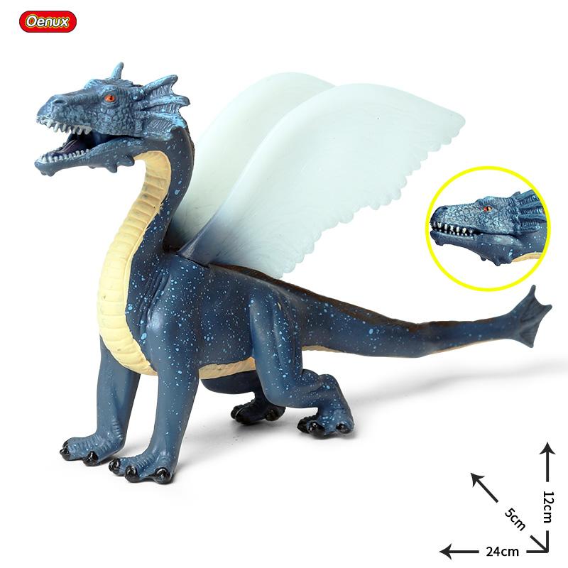 Oenux Mythical Dinosaur Dragon Tiger Golem Lion Snowmen Cattle Model Action Figures Artistical Decoration Collection Kid  Toy