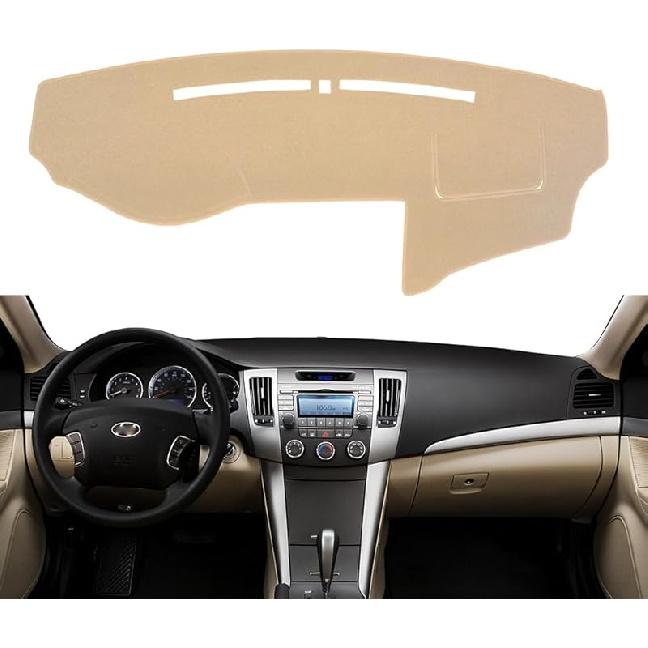 Dash Cover Mat Fit For Hyundai Sonata 2011 2012 2013 2014 With Cutout For Speakers, Dashboard Cover Pad Protector