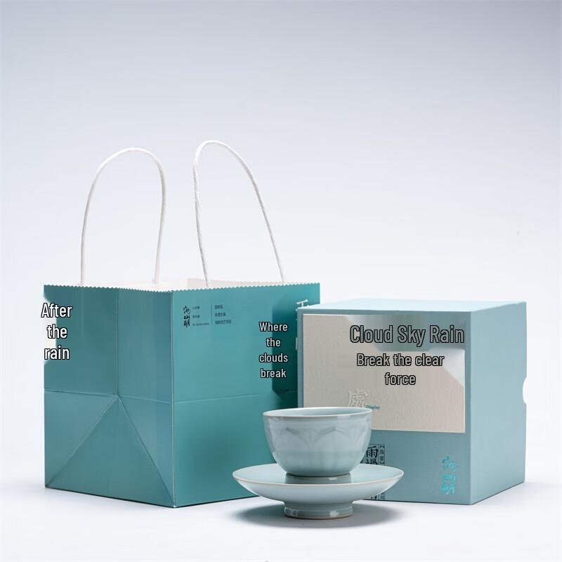 Rushanming Ceramic Lotus Teacup