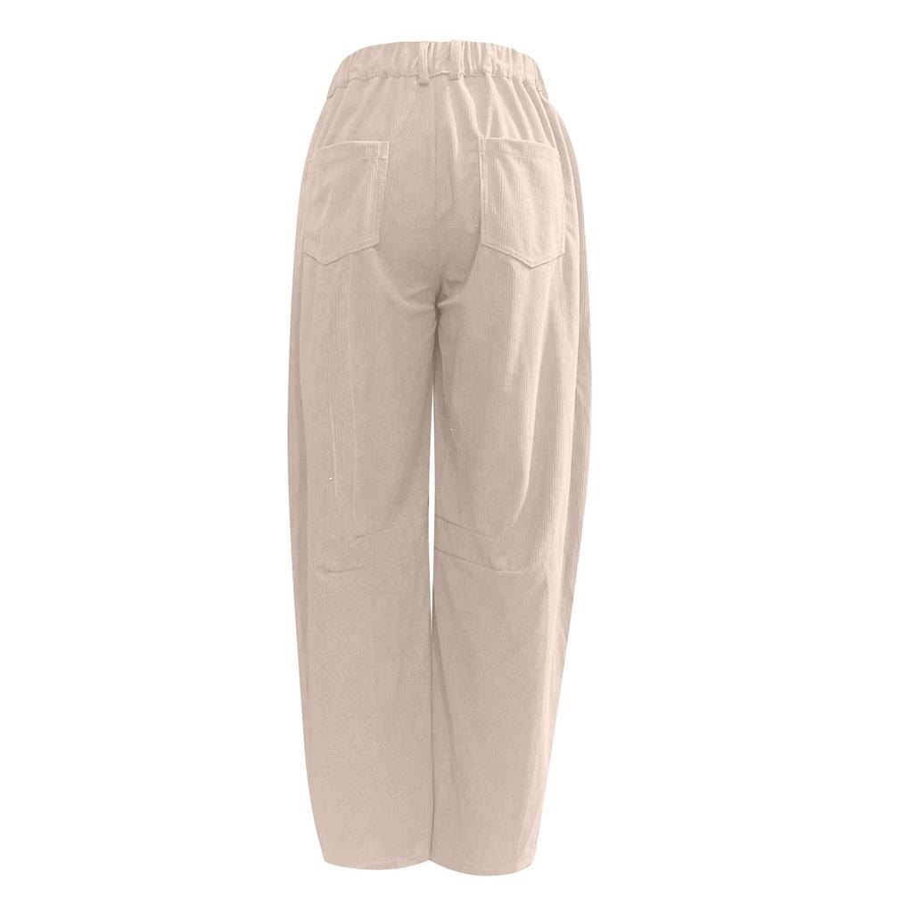 Women's Casual Fashion Comfortable High Waist Loose Straight Leg Pants