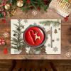 4/6pcs Christmas Tree Snowflake Star Pine Branch Placemats, 12x18 Inch Washable Table Mats for Kitchen Dining Home Party Decor,