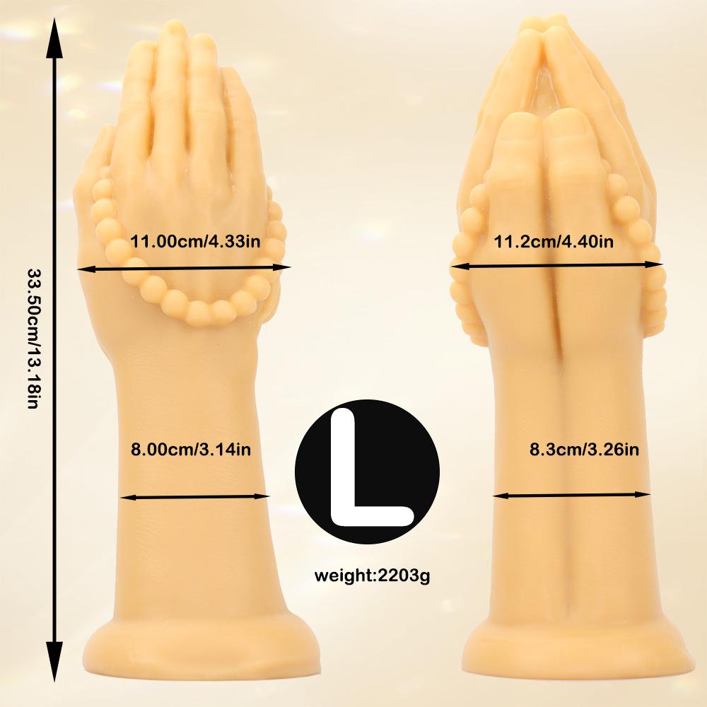 11 cm, tre misure, pugno, mano, protesi, braccio, schiena, corte, plug anale, perlina a mano extra large, dilatatore anale, protesi a pene, giocattoli sessuali