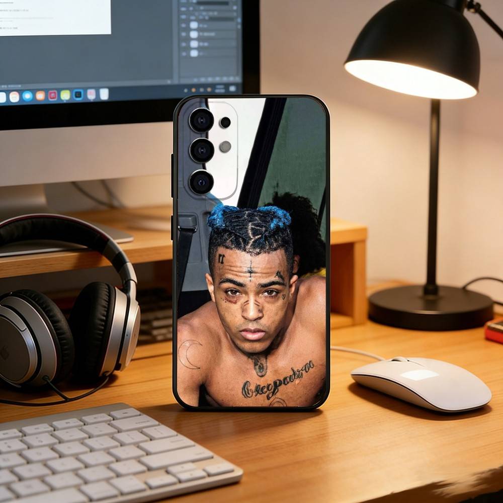 Rapper X-XXXTentacionS Phone Case Black Silicone Soft For Samsung S25,S24,S21,S22,S23,S30,Ultra,S20,Plus,Fe,Lite