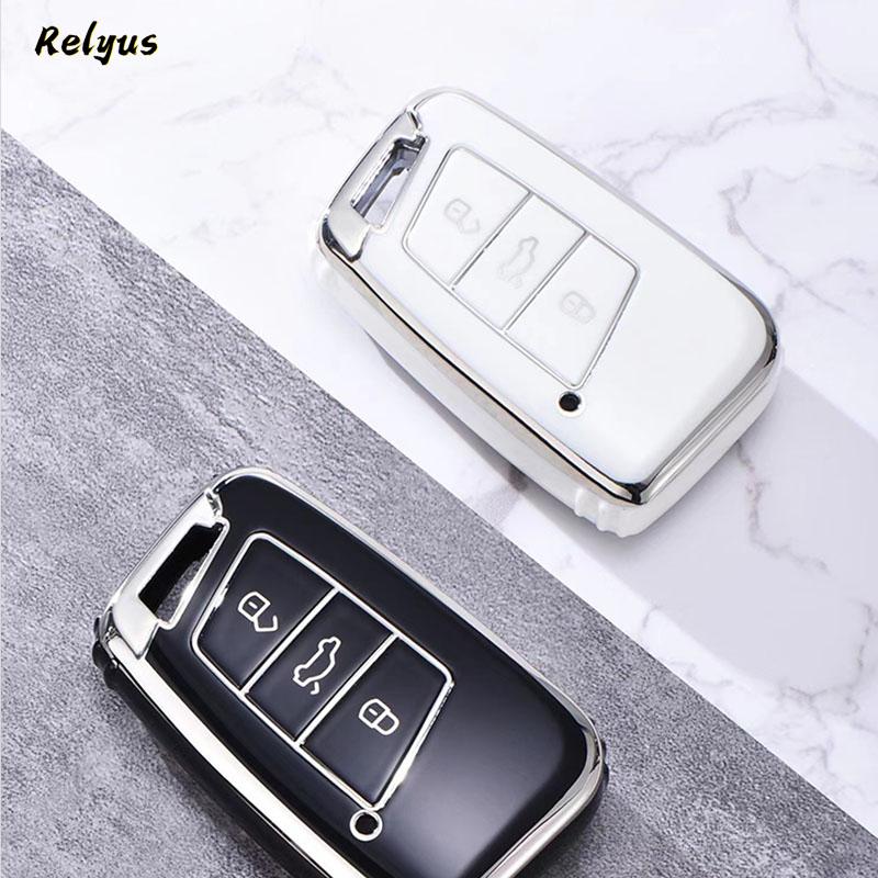Fit For Vw Volkswagen Magotan Magotan Gte Passat B6 B7 B8 Cc Arteon Fit For Skoda Fabia Superb A7 Kodiaq Auto Tpu Key Fob Case Cover Remote