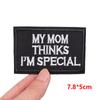 Jackets Hats Letter Slogan Embroidered Patches For Clothes Personality Letter Series Patch Iron On Patches For Clothing Sew DIY