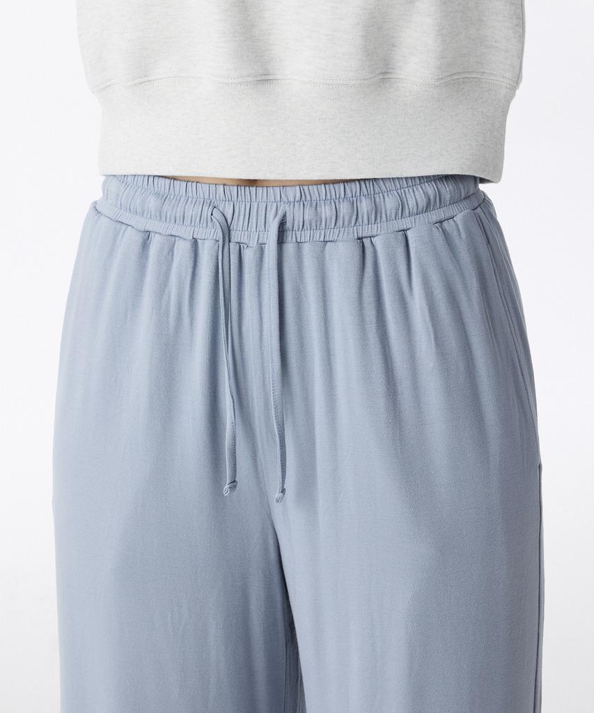 MUSINSA STANDARD WOMAN Women'S Jersey Wide Lounge Pants [Blue Grey]