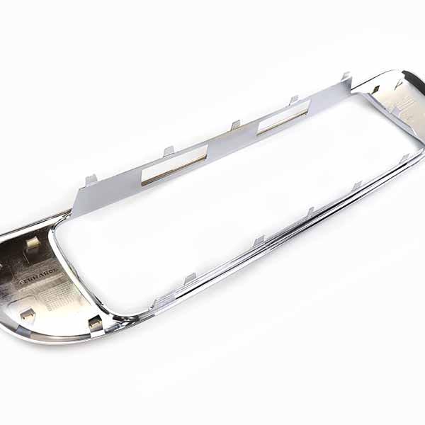BMW MINI Rear Bumper License Plate Chrome Trim - Model 51129804577.