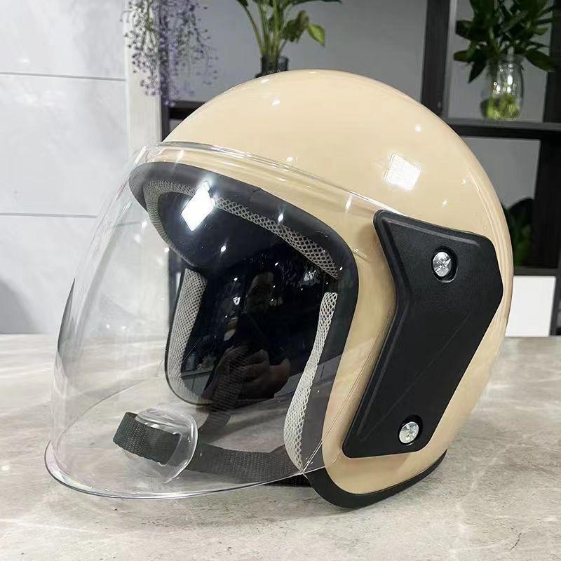 Adult Electric Car Helmets Fashionable Ear Protection and Warm Autumn and Winter Four Seasons Universal Electric Car Security Protective Helmets