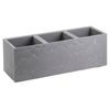 Donica Betonique Na Kółkach Szary Beton 90X30Xh30 Cm