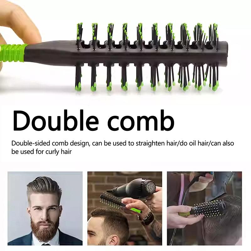 Dwustronny grzebień do masażu Pro Salon Szczotki przeciw plątaniu Fryzjerski grzebień do rozczesywania Szerokie zęby Grzebienie przeciw wypadaniu włosów Szczotka do stylizacji włosów