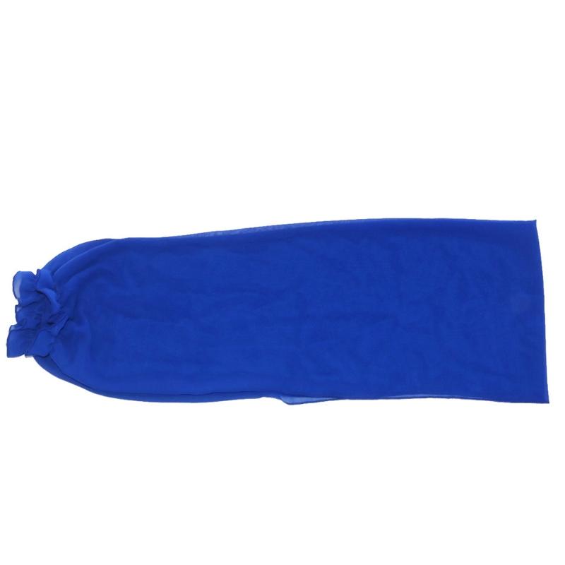 Summer Arm Sleeves Shawl Outdoor Sun for Protection Cuff Solid Color Dacron Shawl for Driving Beach Hiking Cycling