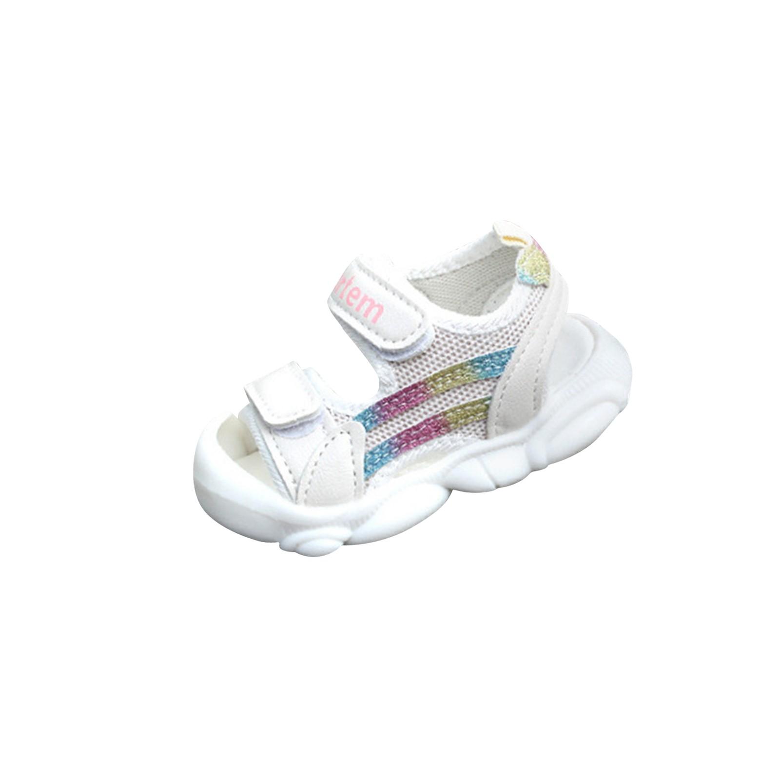 

Детская пляжная обувь. Детские сандалии Baotou с мягкой подошвой. Модные римские сандалии для девочек. 17 розовый