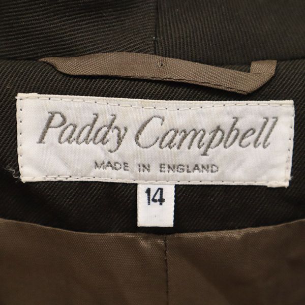 Paddy Campbell Made In the UK Wool Jacket 14 Brown Women Used