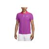 Nike Court Slam Dri-FIT ADV Tennis Moisture-Wicking Slim Fit Polo Shirt Men Polo Shirts Hot-Purple Purple Mystic-Rose FQ2015-518