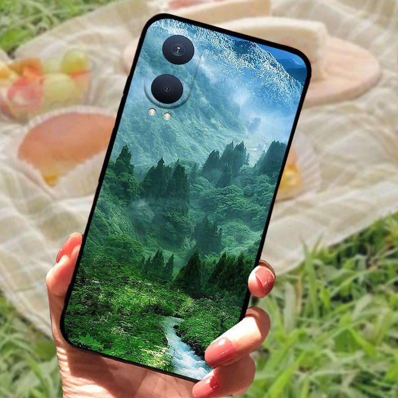 For Oneplus Nord CE4 Lite Case Cover Silicone Soft Marble Black Bumper Funda Coque for Oneplus Nord CE 4 Lite Full Protective