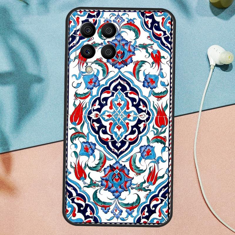 

Ancient Floral Tiles Case For Samsung Galaxy M33 M53 M13 M12 M32 M52 M06 M16 M36 M56 M15 M55 M31 M14 M35 M34 M54 Samsung M36