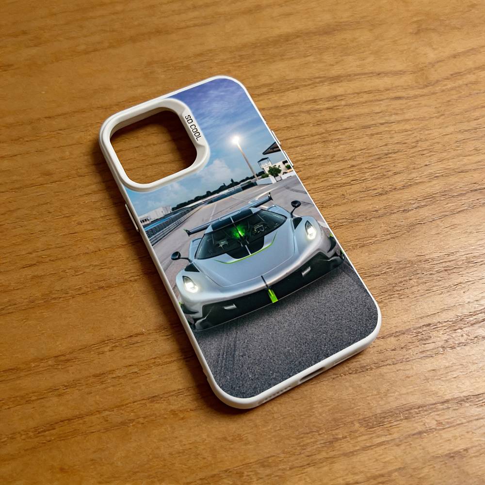 K-Koenigsegg-S Super Race Car Phone Case for iPhone 17 16 Pro Plus X XS Max Air Mini 15 14 Soft Shockproof Cover iPhone16Plus