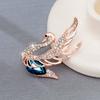Koreanische Trendy Schwan Flattern Kristall Broschen Für Frauen Temperament Elegante Luxus Design Tier Vogel Brosche Pins Schmuck Geschenke