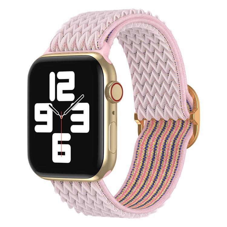 

Nylon Strap for apple watch ultra 3 band 49mm 44mm 42mm 40mm 45mm Stretchy Adjustable Bracelet iwatch series 10 9 6 5 se 4 Bands 38 40 41 42(S11-S10)
